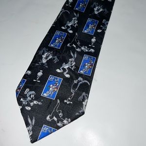 Looney Tunes Vintage 1997 Stamp Collection Tie